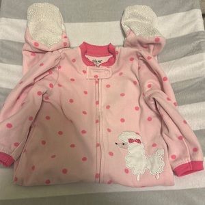Little me brand Footy pajamas, size 18 months